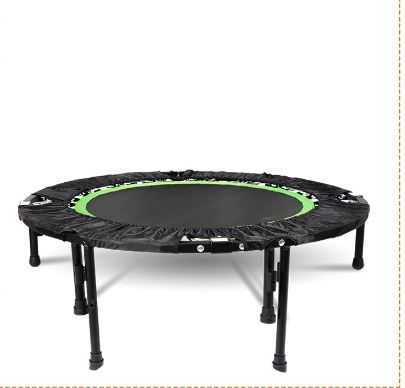 Photo 1 of 40" Trampoline for Kids Adults Indoor Small Trampoline Rebounder with Adjustable Foam Handle,Exercise Fitness Trampoline Green