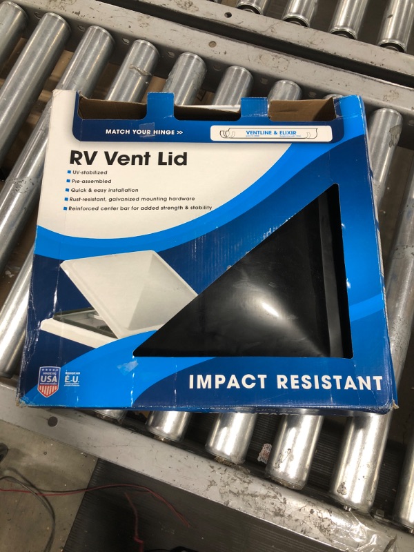 Photo 2 of Camco 40177 Replacement Vent Lid (Ventline (pre 2008) & Elixir (Since 1994) Black Polypropylene) Ventline (Pre '08 Models)/Elixir ('94 & Up Models) Black