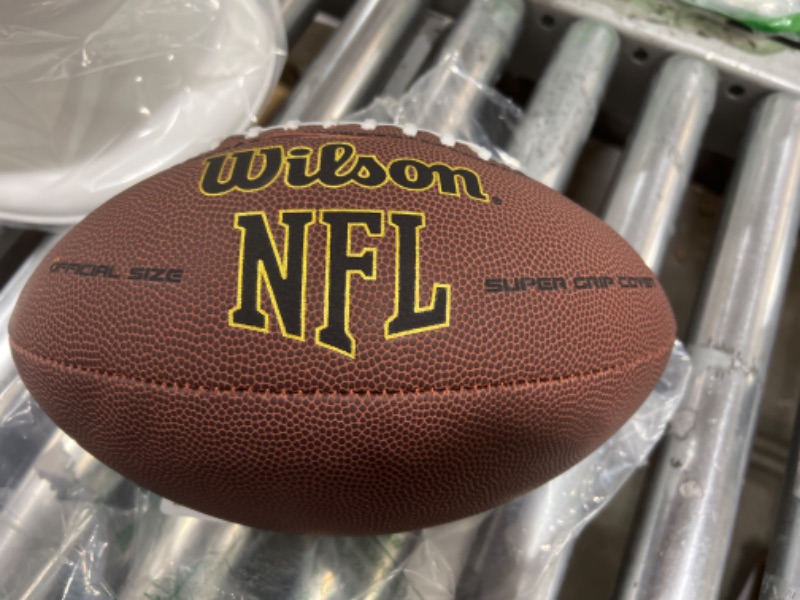 Photo 2 of WILSON NFL Super Grip Composite Football Official Brown Football