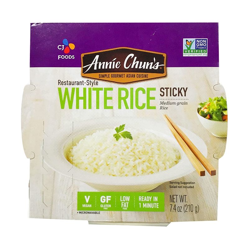 Photo 1 of Annie Chun's Rice Express White Sticky Rice - 7.4 oz
PACK OF 6 
BB APRIL 2023