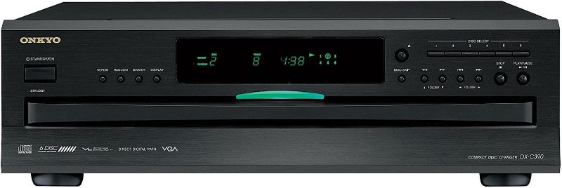 Photo 1 of Onkyo DXC390 6 Disc CD Changer,Black
