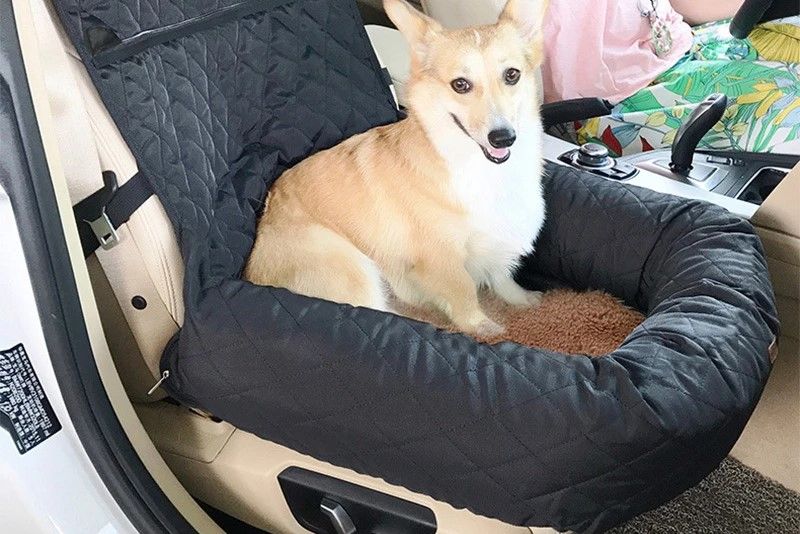 Photo 1 of 2 in 1 Pet Dog Carrier Folding Car Seat