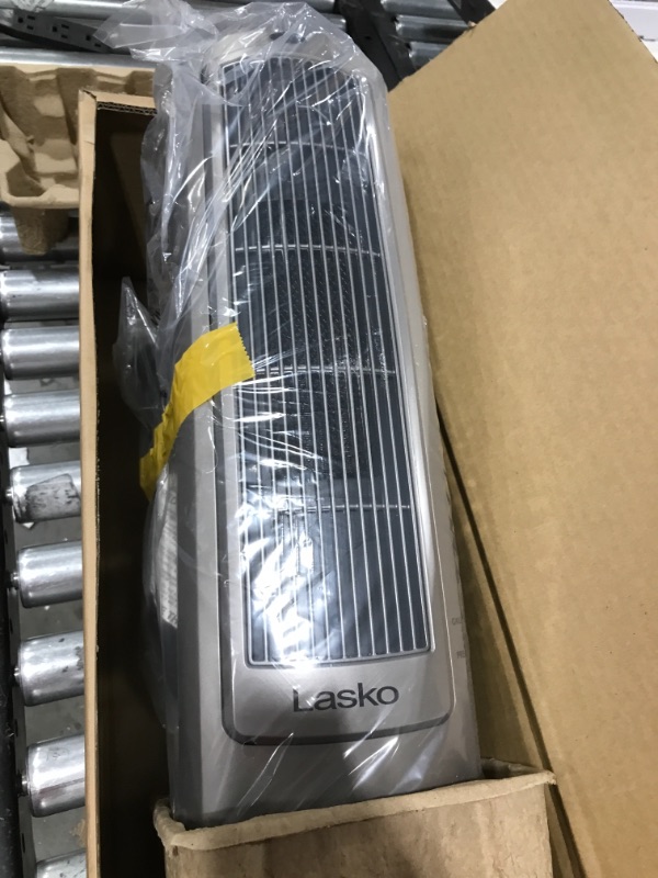 Photo 2 of Lasko 1500W Digital Ceramic Space Heater with Remote, 755320, Silver