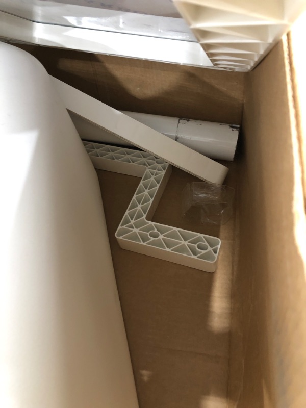 Photo 6 of Dunn-Rite Splash & Shoot Outdoor Adjustable Height Swimming Pool Basketball Hoop w/ Ball, Base, & 18 Inch Stainless Steel Rim for Adults & Kids, Choose Clear or White ** SCREWS NOT INCLUDED**