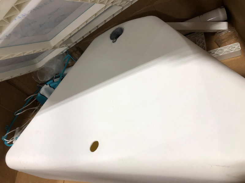 Photo 3 of Dunn-Rite Splash & Shoot Outdoor Adjustable Height Swimming Pool Basketball Hoop w/ Ball, Base, & 18 Inch Stainless Steel Rim for Adults & Kids, Choose Clear or White ** SCREWS NOT INCLUDED**