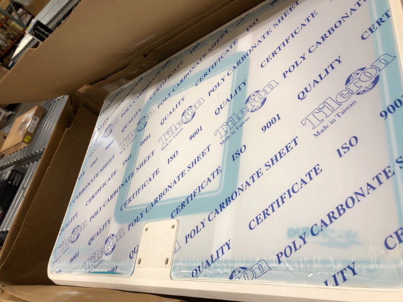 Photo 2 of Dunn-Rite Splash & Shoot Outdoor Adjustable Height Swimming Pool Basketball Hoop w/ Ball, Base, & 18 Inch Stainless Steel Rim for Adults & Kids, Choose Clear or White ** SCREWS NOT INCLUDED**