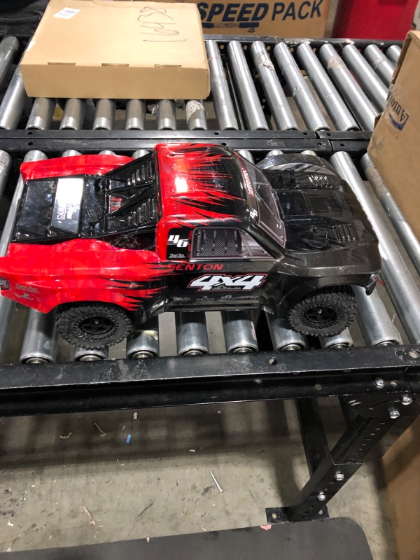 Photo 2 of ** read comments** ARRMA 1/10 SENTON 4X4 V3 MEGA 550 Brushed Short Course RC Truck RTR (Transmitter, Receiver, NiMH Battery and Charger Included), Red, ARA4203V3T1