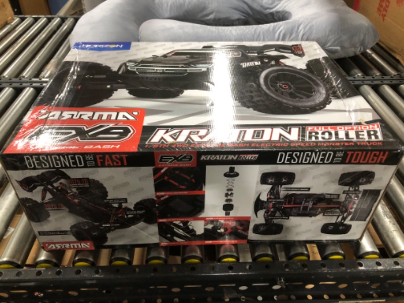 Photo 4 of ARRMA 1/8 KRATON 4WD Extreme Bash Roller Speed Monster RC Truck, Black, ARA106053