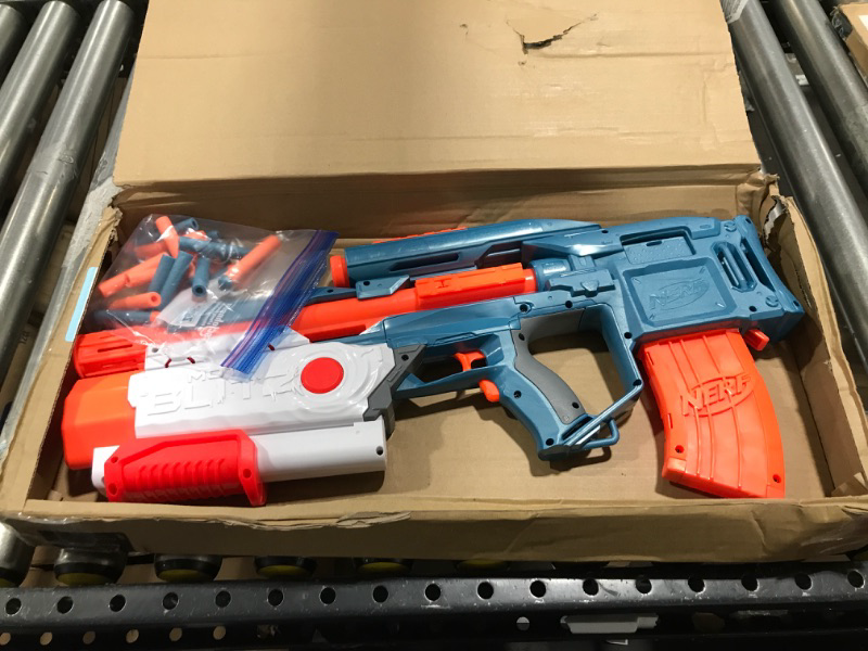 Photo 1 of NERF Elite 2.0 Motoblitz Blaster with Scope, Motorized 10-Dart Blasting, Airblitz 6 Darts, 22 Darts, Outdoor Toys for 8 Year Old Boys & Girls