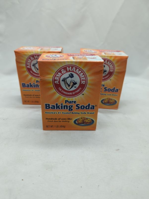 Photo 2 of Arm & Hammer Pure Baking Soda KFP 16 Oz. Pack Of 3.
