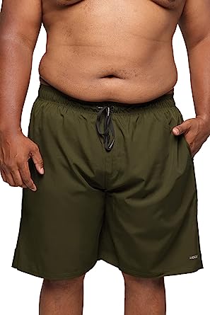 Photo 1 of HOdo Mens Big and Tall Swim Trunks - Size 6XL - Army Green
