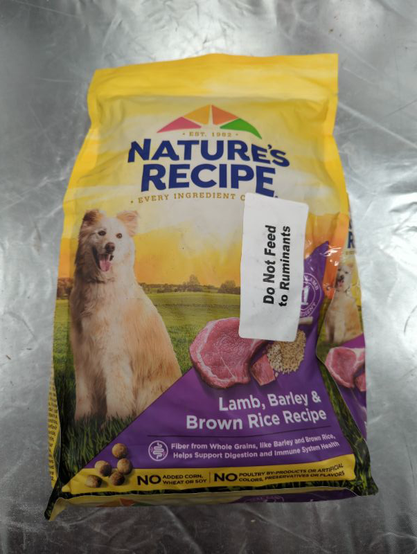 Photo 2 of Nature?s Recipe Dry Dog Food, Lamb, Barley & Brown Rice Recipe, 4 lb. Bag
