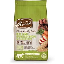 Photo 1 of Merrick Classic Healthy Grains Lamb+ Brown Rice Recipe with Ancient Grains Dry Dog Food, 4 lbs.