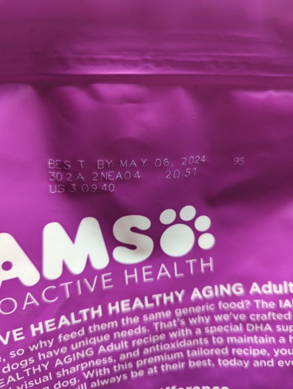 Photo 3 of IAMS Healthy Aging Adult Dry Dog Food for Mature and Senior Dogs with Real Chicken - 7lbs

