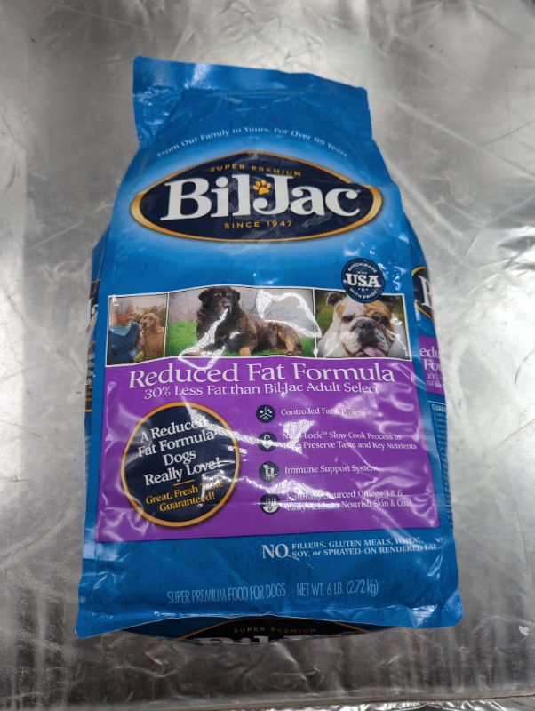 Photo 2 of Bil-Jac Dry Dog Food Diet Adult Select Reduced Fat Formula Small or Large Breed 6 lb Bag - Super Premium Since 1947

