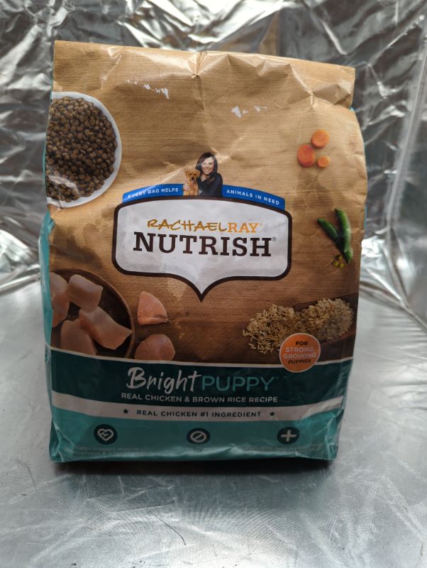 Photo 2 of Rachael Ray Nutrish Real Chicken & Brown Rice Recipe Bright Puppy Super Premium Dry Dog Food

