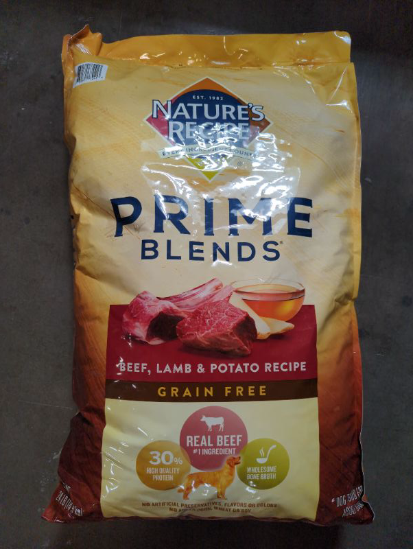 Photo 2 of Nature&s Recipe Prime Blends Grain Free Beef, Lamb and Potato Recipe Dry Dog Food, 24 lbs.