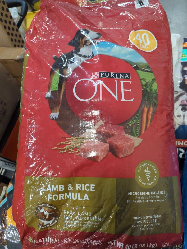 Photo 2 of Purina ONE Dry Dog Food Lamb and Rice Formula - 40 lb. Bag
