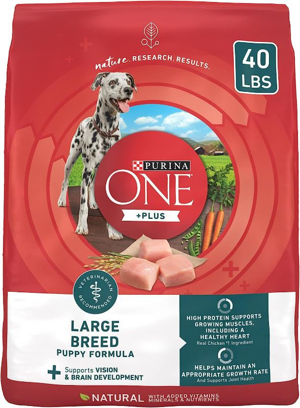 Photo 1 of Purina ONE Plus Large Breed Puppy Food Dry Formula - 40 lb. Bag
