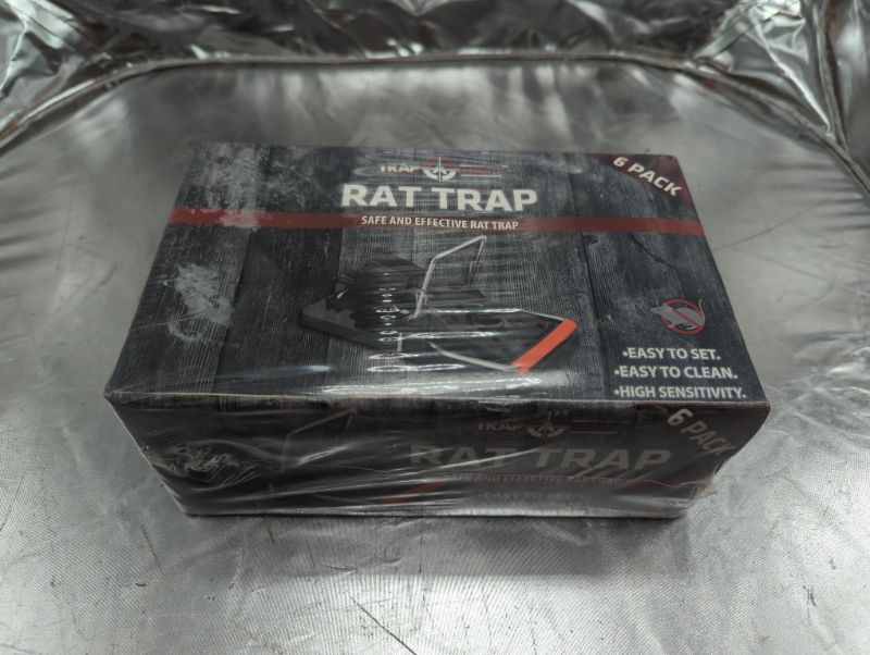 Photo 2 of Trap A Pest Humane Large Rat Traps That Work - Reusable Indoor - Easy to Use Large Rat Traps Outdoor with Instant Humane Kill - Best Rat Trap & Rodent Trap (6 Pack)
