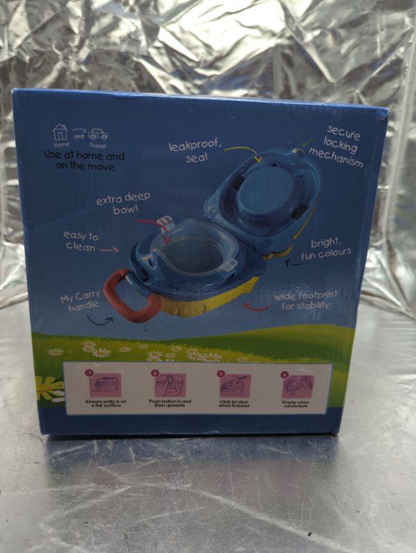 Photo 1 of Portable Travel Potty Seat for Boys and Girls Safety's BeCute Potty Perfect for Camping Car Travel Suitable for under 2 years(Yellow)
