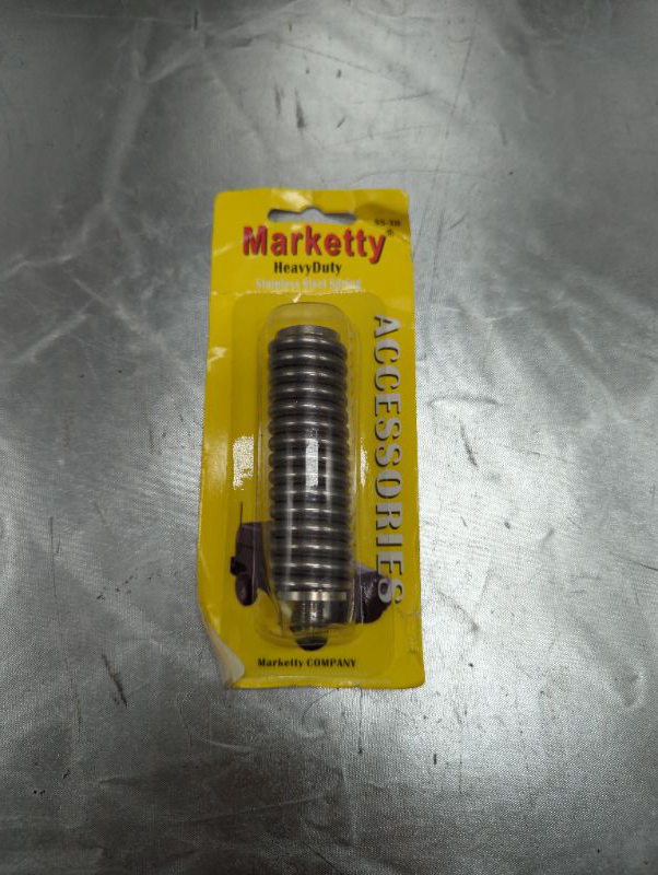 Photo 2 of Marketty SS-3H CB Antenna Spring, Stainless Steel Heavy Duty CB Radio Antenna Mount Spring, Spring to Fit Mobile/in-Vehicle CB Radio Antenna Mount Up to 60" Long and 3/8" X 24 Thread (Sliver) Silver