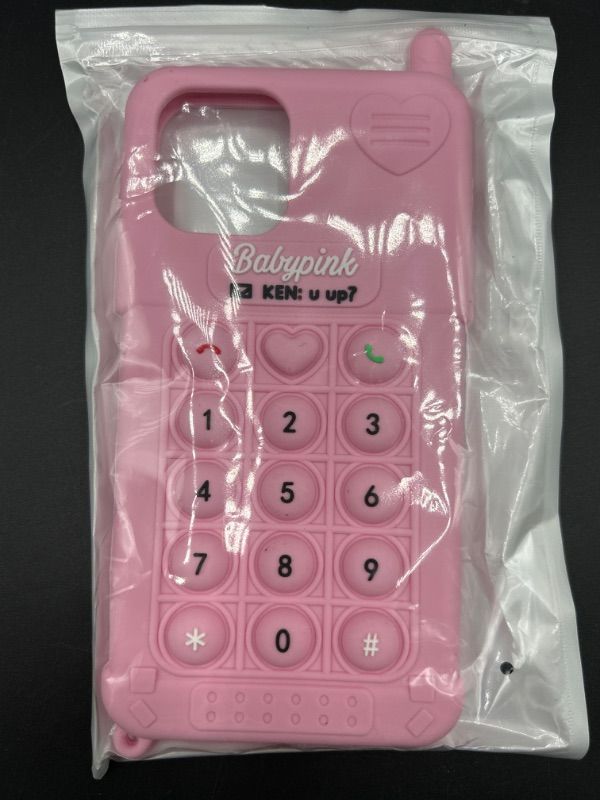 Photo 1 of PINK IPHONE 12 SILICONE CASE 