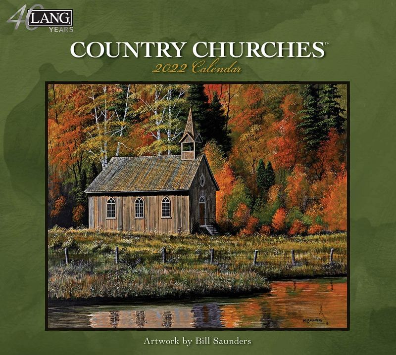 Photo 1 of Lang Country Churches 2022 Wall Calendar 