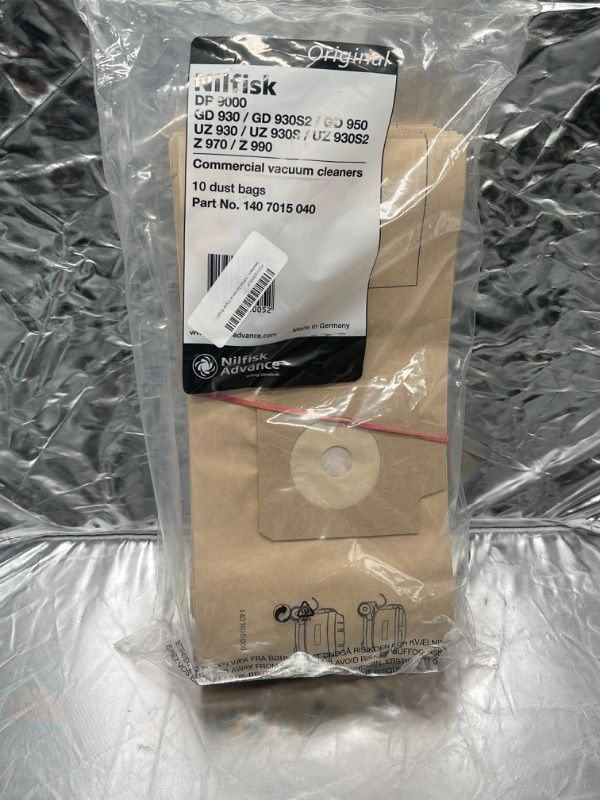 Photo 2 of Nilfisk Advance Paper Bags (qty: 10) (1407015040)