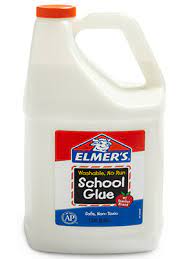 Photo 1 of Elmer's Liquid School Glue, Washable, 1 Gallon
