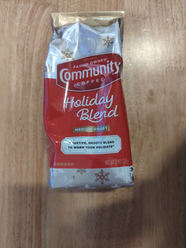 Photo 2 of Community Coffee Holiday Blend 12 Ounces, Medium Roast Ground Coffee, 12 Ounce Bag (Pack Of 1)
