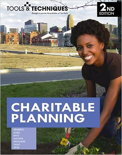 Photo 1 of Tools & Techniques of Charitable Planning (Tools & Techniques) Paperback – November 1, 2007
