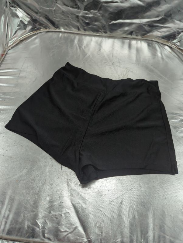 Photo 1 of iEFiEL Girls Black/Blue Long Sleeve Swim/Water Set with Shorts - Size Small