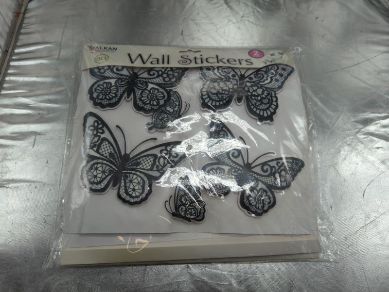 Photo 1 of MALKAN Wall Stickers - 3D Wall Art - Butterflies - 2 pages per pack/2 Packs