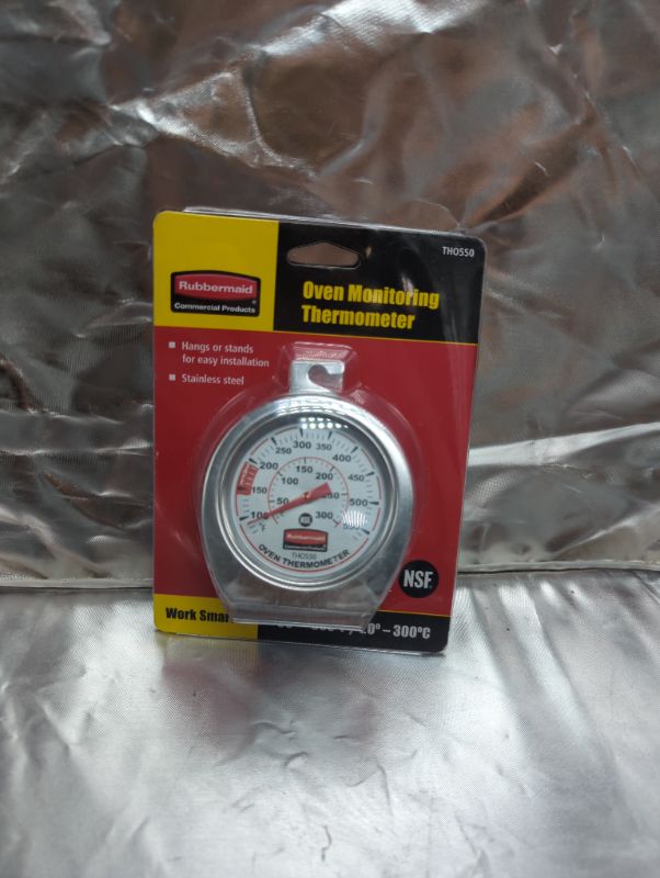 Photo 2 of Rubbermaid Commercial Products Stainless Steel Monitoring Thermometer for Oven/Grill/Smoking Meat/Food Oven/Grill/Smoker Thermometer