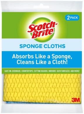 Photo 1 of 9055 SPONGE CLOTH 2 COUNTS, PACK OF 12 - Color May Vary
