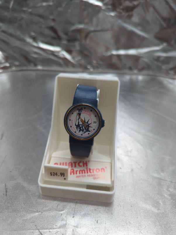 Photo 1 of Awatch by Armitron - Water Resistant Quartz - Watch - Navy Blue, Statue of Liberty