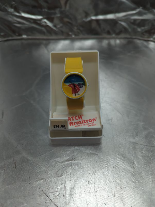Photo 1 of Awatch by Armitron - Water Resistant Quartz - Watch - Yellow Band