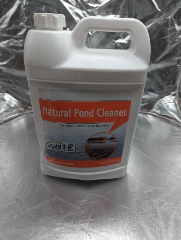 Photo 2 of Crystal Blue Natural Pond Cleaner - Water Treatment Formulated from Natural Beneficial Bacteria- Muck, Sludge and Odor Remover, Safe for Koi - 1 Gallon