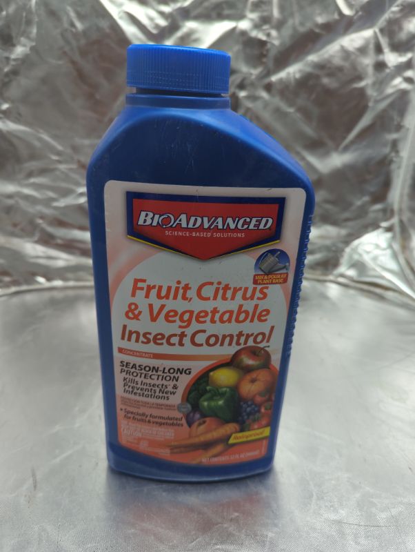 Photo 2 of BioAdvanced 701520A Fruit, Citrus & Vegetable Insect Control for Edible Gardening Concentrate, 32-Ounce