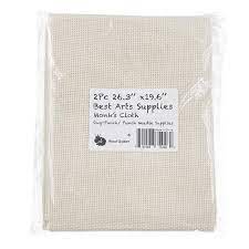 Photo 1 of Wool Queen 14''x14'' - 6 Pieces Cotton Punch Needle Fabric, Monk's Cloth for Rug-Punch

