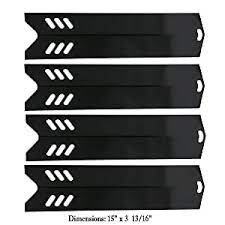 Photo 1 of Hisencn 15 Inch Heat Plate Replacement for Dyna-glo DGF510SBP, DGF510SSP, Backyard GBC1460W, GBC1461W, BY13-101-001-13, Uniflame GBC1059WB, Porcelain Steel Grill Heat Shield Tent Flame Tamer (4)
