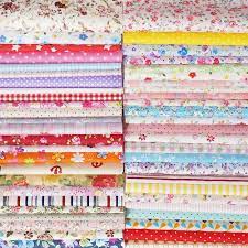 Photo 1 of Quilting Fabric, Misscrafts Cotton Craft Fabric Bundle Squares Patchwork Pre-Cut Quilt Squares for DIY Sewing Scrapbooking Quilting Dot Pattern (50PCS 20X20cm)
