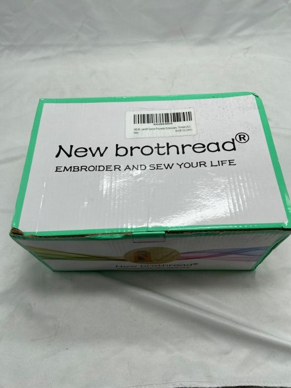 Photo 3 of New brothread 80 Spools Polyester Embroidery Machine Thread Kit 500M (550Y) Each Spool - Colors Compatible with Janome and Robison-Anton Colors
