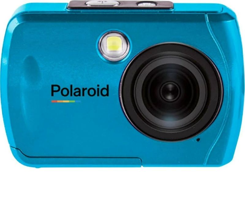 Photo 1 of Polaroid - 16mp Waterproof Digital Camera - Teal OPEN BOX. CONDITION SOLD AS IS, UNTESTED.