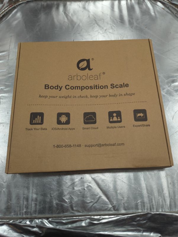 Photo 1 of arboleaf Scale for Body Weight, Highly Accurate Weight Scale, Smart Bathroom Scale, 14 Key Body Composition Analysis Sync Apps, 5 to 400 lbs White
