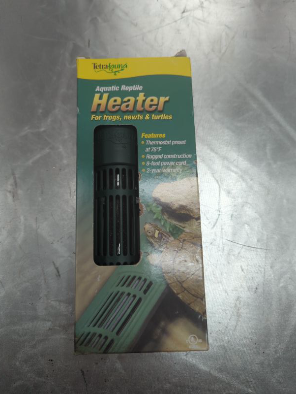 Photo 2 of Tetra 26445 Fauna Aquatic Reptile Heater For Frogs, Newts & Turtles,100 Watt,green