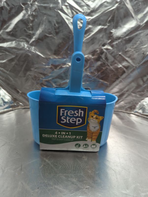 Photo 1 of Fresh Step Starter Kit for Cats | Cat Litter Cleanup Kit with Everything Pet Parents Need for Cat and Kitten Cleanup| Cat Litter Box Deluxe Cleanup Kit