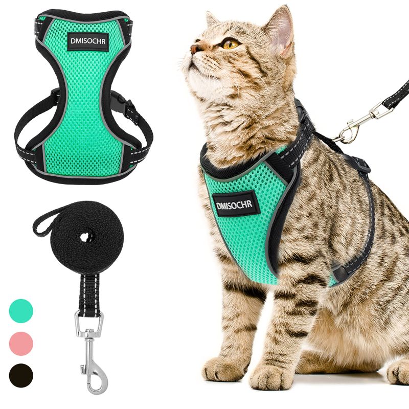 Photo 1 of DMISOCHR Cat Harness and Leash Set Escape Proof Cat Vest Harness for Outdoor

