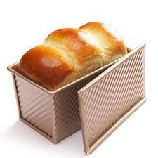 Photo 1 of CHEFMADE Loaf Pan with Lid, Non-Stick Bread Pan Bakeware Durable Carbon Steel Bread Toast Mold with Cover for Baking Bread Tin for Homemade Cakes, Breads and Meatloaf
